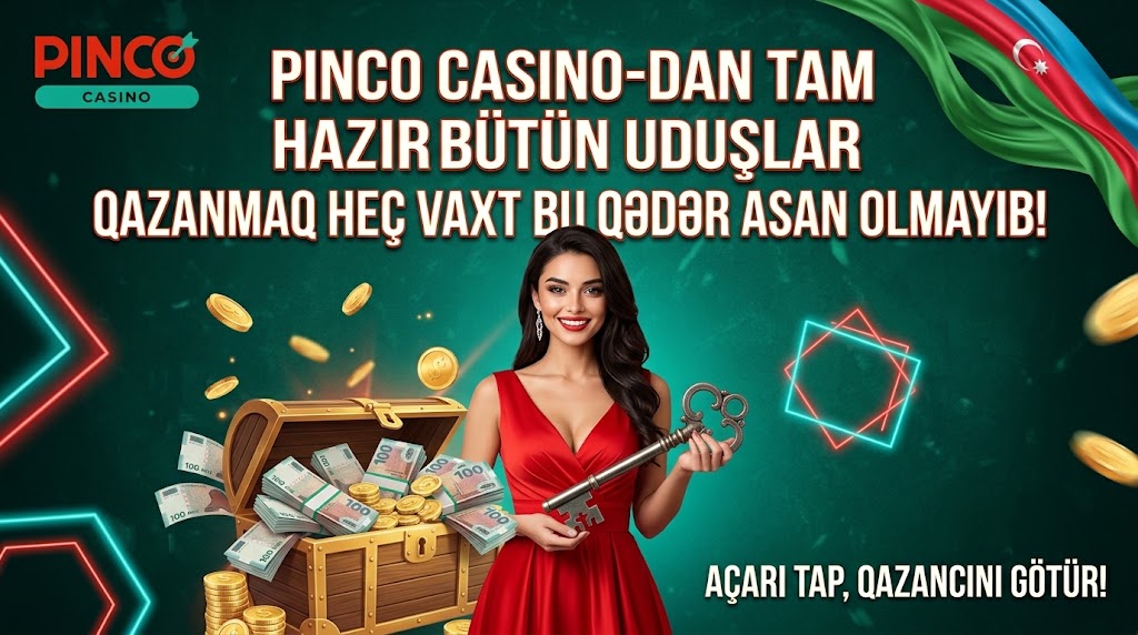 Pinco casino oyun kataloqu və uduş mövzulu görüntü